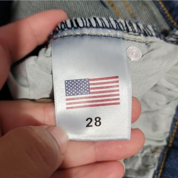 Gibsonlook Essential Mini-Flare Leg Denim Raw Hem - Picture 11 of 12